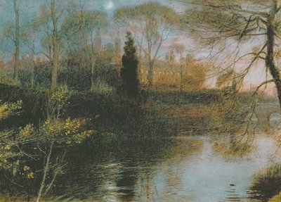 The Backs, Cambridge, 1908 door Albert Goodwin